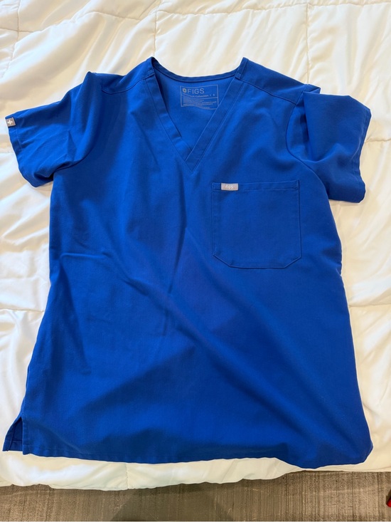 Figs Pants - FIGS Winning Blue Caterina Top